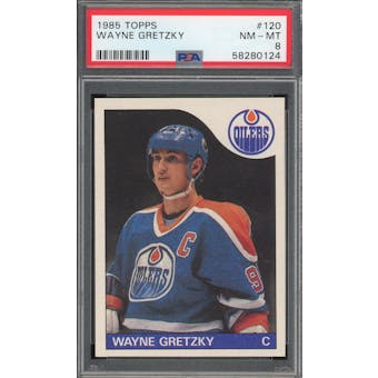 1985/86 Topps #120 Wayne Gretzky PSA 8 *0124 (Reed Buy)