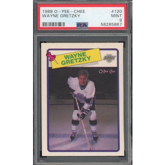 1988/89 O-Pee-Chee #120 Wayne Gretzky PSA 9 *5867 (Reed Buy)