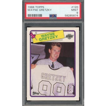 1988/89 Topps #120 Wayne Gretzky PSA 9 *5874 (Reed Buy)
