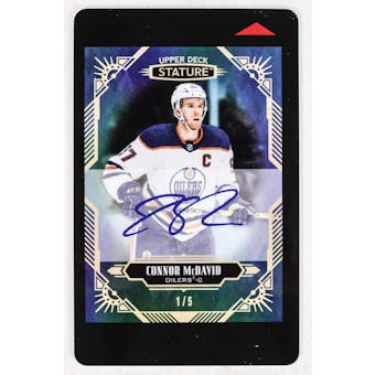 2022 Upper Deck National Sports Collectors Convention Room Key Stature Connor McDavid