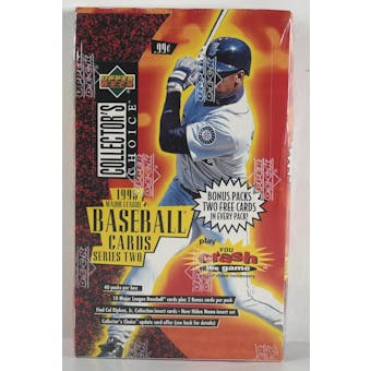 1996 Upper Deck Collector's Choice Series 2 Baseball Prepriced Box (Reed Buy)