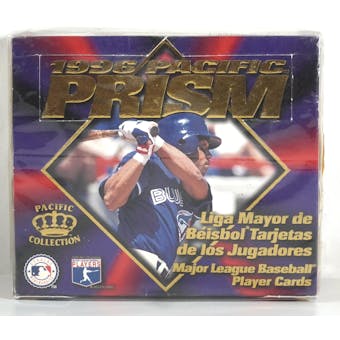 1996 Pacific Prism Bilingual Baseball Hobby Box