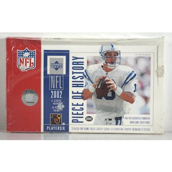 2002 Upper Deck Piece Of History Football Hobby Box (Reed Buy)