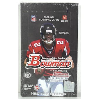 2008 Bowman Football Hobby Box (Reed Buy)