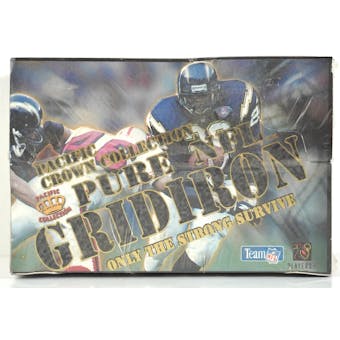 1995 Pacific Crown Collection Gridiron Football Hobby Box (Reed Buy)
