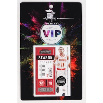 2022 Panini National Sports Collectors Convention VIP Party Badge Trae Young 1/1