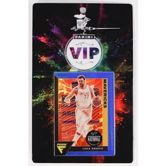 2022 Panini National Sports Collectors Convention VIP Party Badge Luka Doncic 1/1