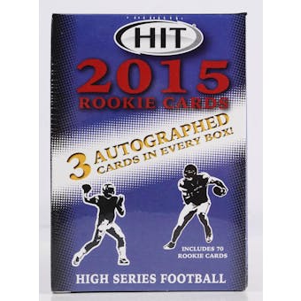 2015 Sage Hit High Series Football Blaster Box