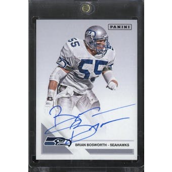 2022 Panini National Sports Collectors Convention VIP Party Exclusive Brian Bosworth Auto Card (Seahawks)