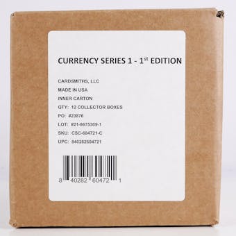 Cardsmiths Currency Trading Cards Series 1 Collector 12-Box Case (Cardsmiths 2022)