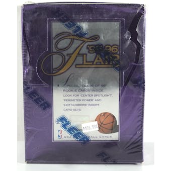 1995/96 Flair Series 1 Basketball Hobby Box (Torn Shrink) (Reed Buy)