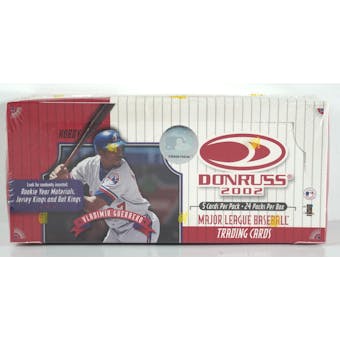 2002 Donruss Baseball Hobby Box (Reed Buy)