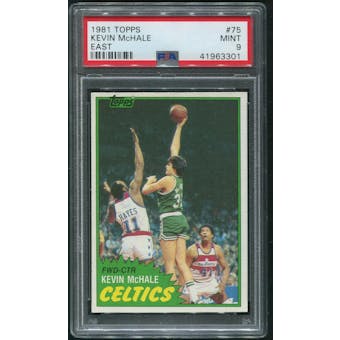 1981/82 Topps Basketball #75 Kevin McHale Rookie PSA 9 (MINT)