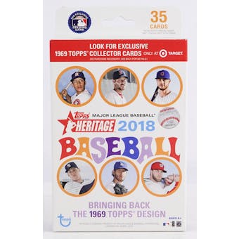 2018 Topps Heritage Baseball Hanger Box (1969 Topps Collector Cards!)