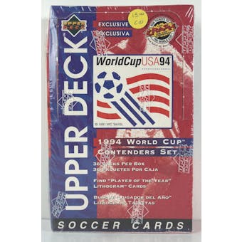 1994 Upper Deck World Cup Contenders Soccer Hobby Box (Reed Buy)