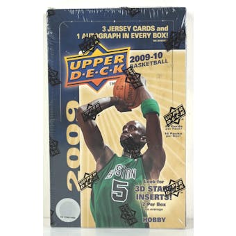 2009/10 Upper Deck Basketball Hobby Box (Reed Buy)