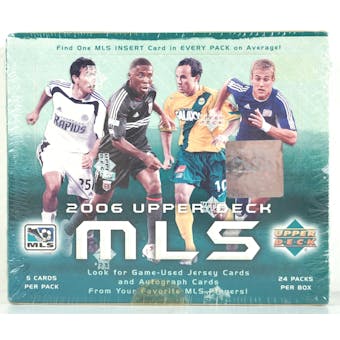 2006 Upper Deck MLS Major League Soccer Hobby Box (Reed Buy)