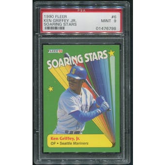 1990 Fleer Baseball #6 Ken Griffey Jr. Soaring Stars PSA 9 (MINT)