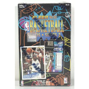 1994/95 Fleer Series 2 Basketball Hobby Box (Reed Buy)