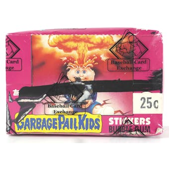 1986 Topps Garbage Pail Kids UK Minis Series 1 Wax Box X-Out (BBCE) (Reed Buy)