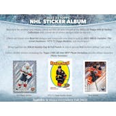 2022/23 Topps NHL Hockey Sticker Collection Box (Presell)