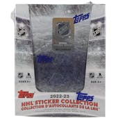 2022/23 Topps NHL Hockey Sticker Collection Box