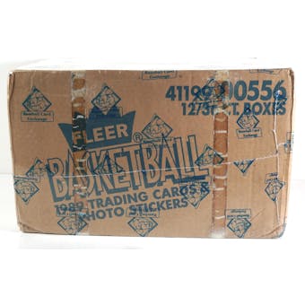 1989/90 Fleer Basketball Wax 12-Box Case (BBCE) (Reed Buy)