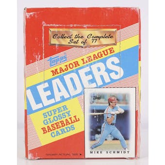 1988 Topps League Leaders (Mini) Baseball Wax Box (Reed Buy)