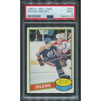 1980/81 O-Pee-Chee Hockey #250 Wayne Gretzky PSA 9 (MINT)