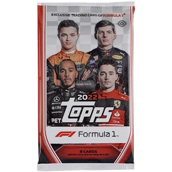 2022 Topps F1 Formula 1 Racing Hobby Pack