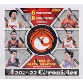 2021/22 Panini Chronicles Basketball 3-Box - DACW Live 6 Spot Random Division Break #4