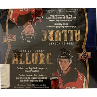 2019/20 Upper Deck Allure Hockey Retail 20-Pack Box
