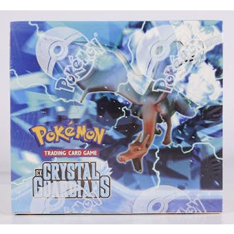 Pokemon EX Crystal Guardians Booster Box (EX-MT) Staining on Bottom