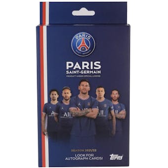 2021/22 Topps Paris Saint-Germain PSG Soccer Team Set (Hanger Box)