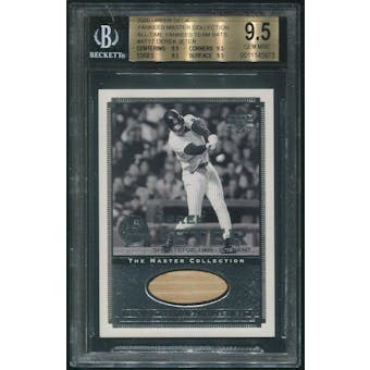 2000 Upper Deck Yankees Master Collection #ATY7 Derek Jeter All-Time Yankees Game Bat #316/500 BGS 9.5