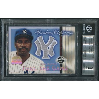 2000 Greats of the Game #YC9 Dave Winfield Yankees Clippings Jersey BGS 9 (MINT)