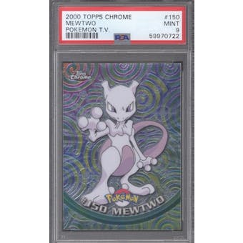 Topps Chrome Pokemon Mewtwo #150 PSA 9 (Topps 2000) (Reed Buy)