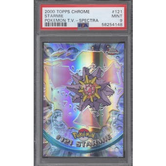 Topps Chrome Pokemon Starmie #121 Spectra-Chrome PSA 9 (Topps 2000) (Reed Buy)