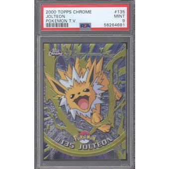 Topps Chrome Pokemon Jolteon #135 PSA 9 (Topps 2000) (Reed Buy)
