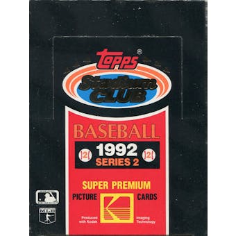 1992 Topps Stadium Club Series 2 Baseball Wax Box