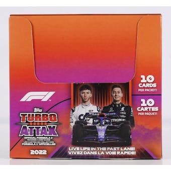 2022 Topps F1 Formula 1 Turbo Attax 24-Pack Box