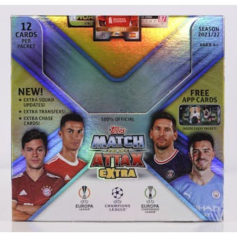 2021/22 Topps Match Attax Extra Soccer Box