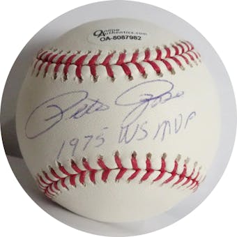 Pete Rose Autographed MLB Selig Baseball (1975 WS MVP) JSA B63860 (No Card) (Reed Buy)