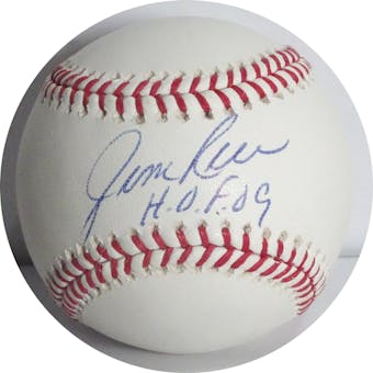Jim Rice Autographed MLB Selig Baseball (HOF 09) Jim Rice COA/MLB (Reed Buy)