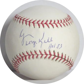 George Kell Autographed MLB Selig Baseball (HOF 83) PSA G20054 (No Card) (Reed Buy)