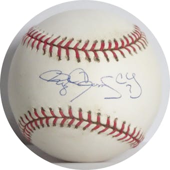 Roger Clemens Autographed MLB Selig Baseball (Cy 7) MAB COA (Reed Buy)