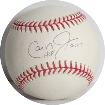 Cal Ripken Jr Autographed MLB Selig Baseball (HOF 2007) MLB COA (Reed Buy)