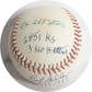 Bob Feller Autographed MLB Selig Baseball (HOF 1962 + stats) JSA D76496 (Reed Buy)