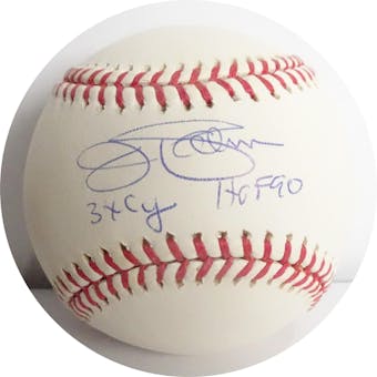 Jim Palmer Autographed MLB Selig Baseball (3x Cy + HOF 90) MLB/Tristar 0261866 (Reed Buy)