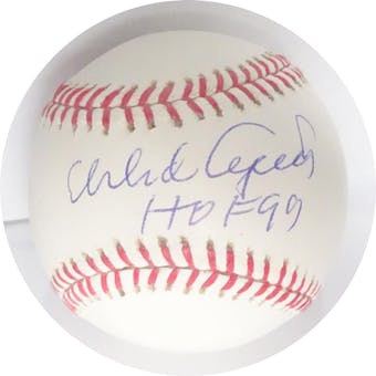 Orlando Cepeda Autographed MLB Selig Baseball (HOF 99) PSA H12767 (Reed Buy)